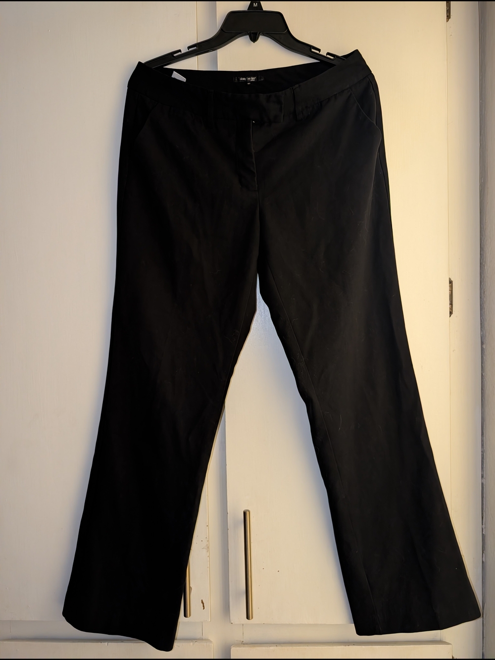 Daisy Fuentes Black Boot-Cut Dress Pants